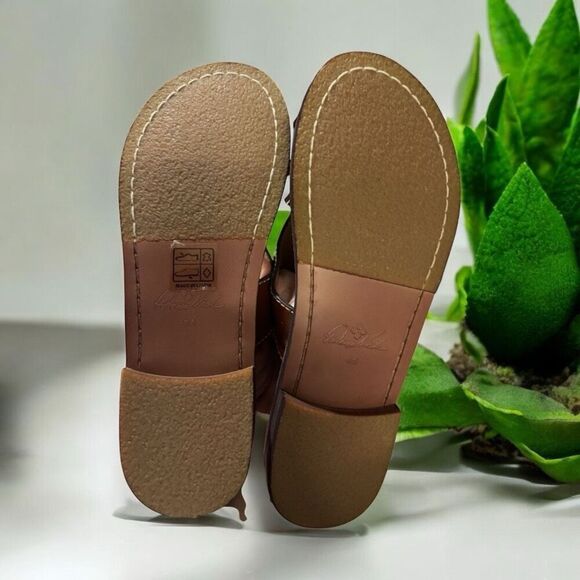 Patricia Nash Franca Tassel Leather Tooled Sandals  Tan Size 6.5 NIB - Picture 5 of 6